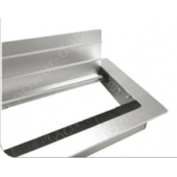 Rectangular aluminum grommet