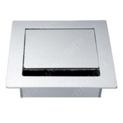 Rectangular aluminum grommet